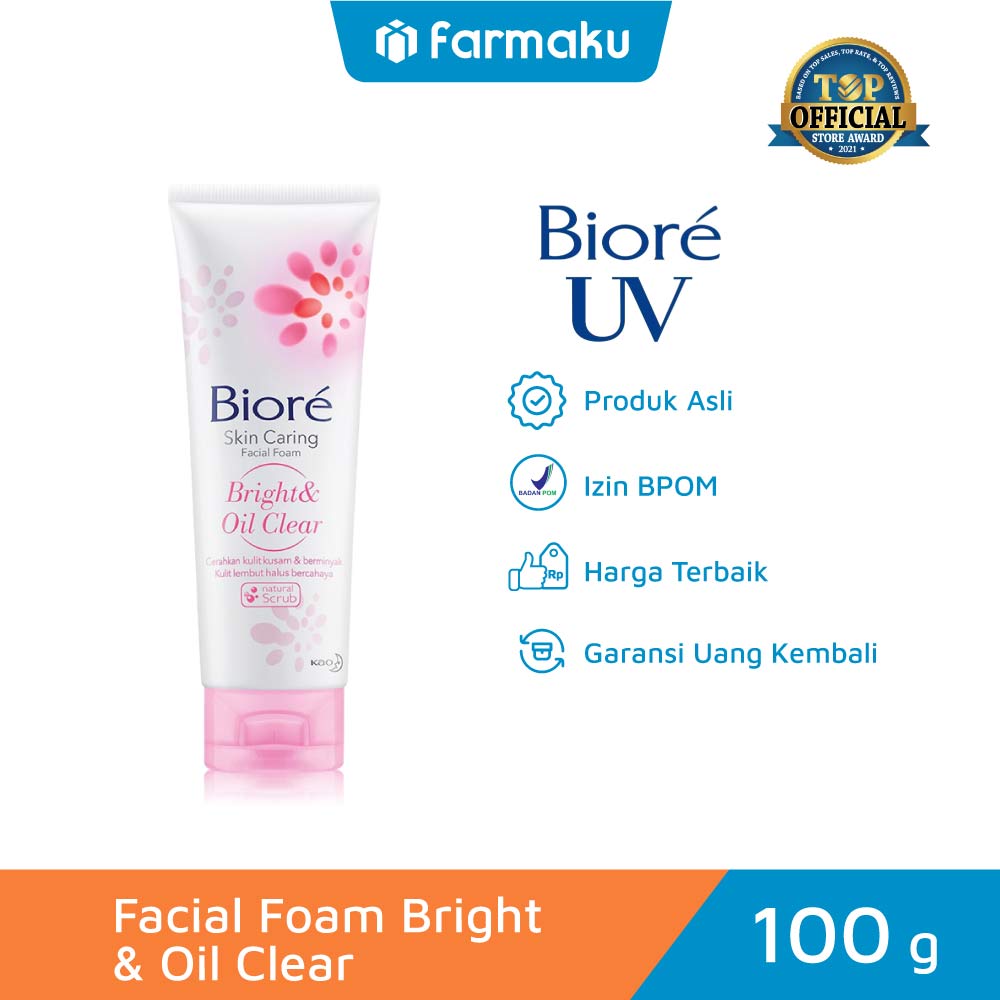 Biore Facial Foam Bright and Oil Clear