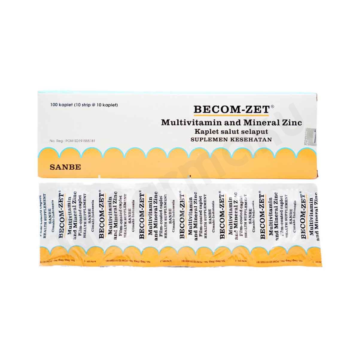 Farmaku_Becom-Zet Strip 10 tablets 01